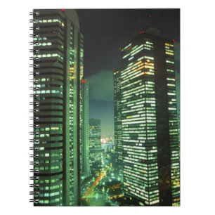 Nightscape, Shinjuku, Tokyo, Japan Notebook