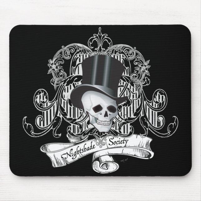 Nightshade Society (Dark colours) Mouse Pad (Front)