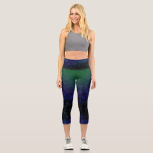 Nightshade Veil Capri Leggings