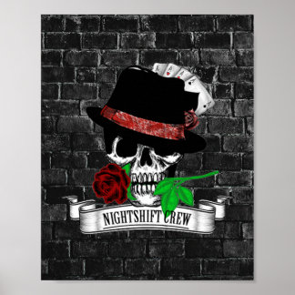 NightShift Crew Symbol Poster
