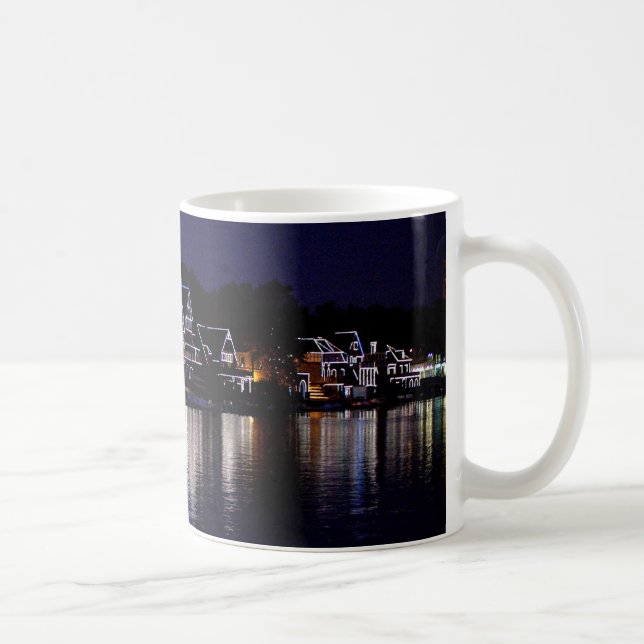 Nighttime at Boat House Row Coffee Mug (Right)