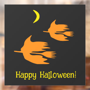 Nighttime Broom Ride - Happy Halloween! witches.
