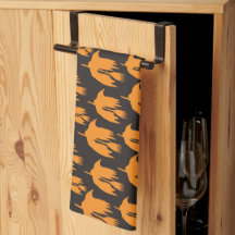 Nighttime Broom Ride - seamless Halloween pattern