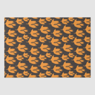 Nighttime Broom Ride - seamless Halloween pattern Tissue Paper