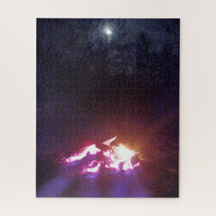 Nighttime Campfire Jigsaw Puzzle