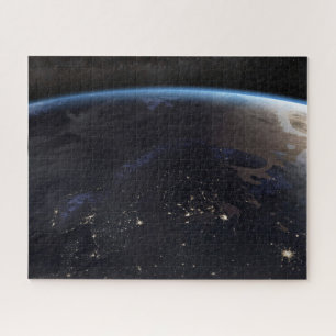 Nighttime Far Northern Europe Jigsaw Puzzle