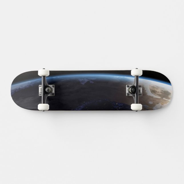 Nighttime Far Northern Europe Skateboard (Horz)