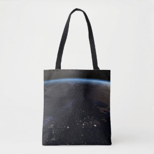 Nighttime Far Northern Europe Tote Bag