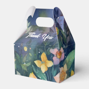 Nighttime Garden Flowers Favour Box