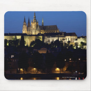 Nighttime in Prague, Czech Republic Mouse Pad