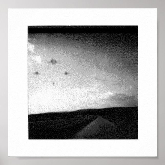 Nighttime UFOs Poster (Front)