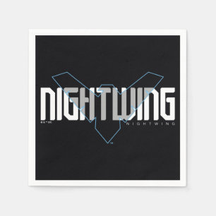 Nightwing Hi-Tech Name Graphic Napkin