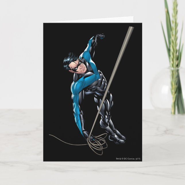 Nightwing with rope card (Front)