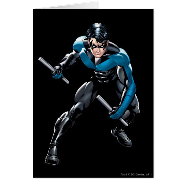 Nightwing with Weapons (Front)
