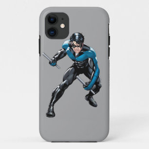 Nightwing with Weapons iPhone 11 Case