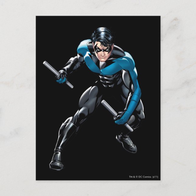 Nightwing with Weapons Postcard (Front)
