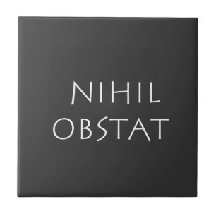 Nihil obstat ceramic tile
