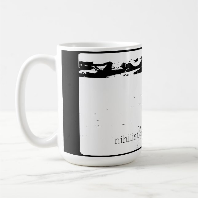 Nihilist Penguin Coffee Mug (Left)