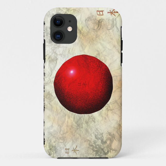 Nihon Flag of Japan Patriotic Phone Case (Back)
