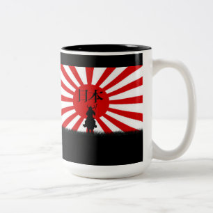 Nihon Flag of Japan Samurai Patriotic Mug Series