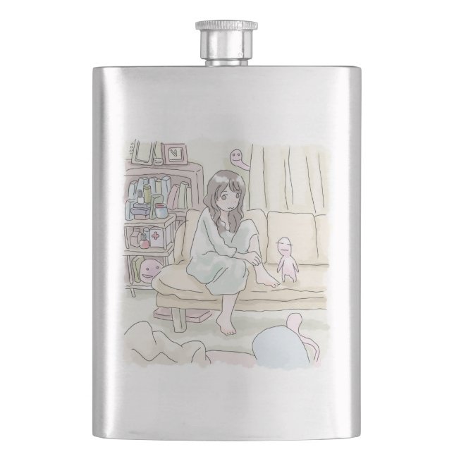 Niimi Musume Hip Flask (Front)