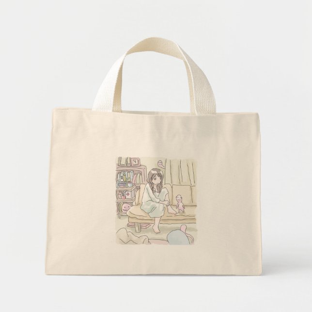 Niimi Musume Mini Tote Bag (Front)