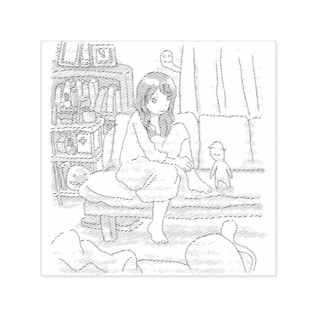 Niimi Musume Self-inking Stamp (Design)