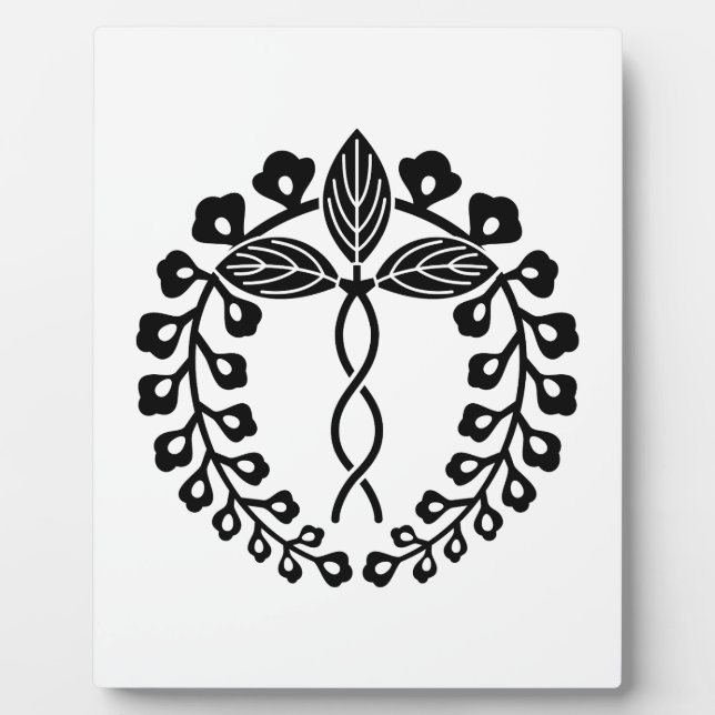 Nijo wisteria plaque (Front)