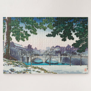 Nijubashi Bridge by Tsuchiya Koitsu Jigsaw Puzzle