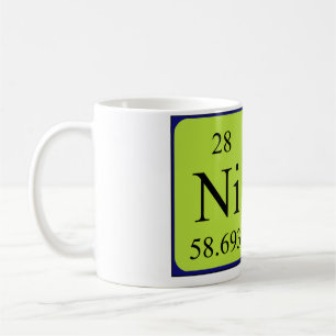 Nik periodic table name mug