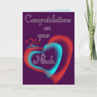Nikah greetings card