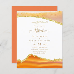NIKAH Islamic Bismillah Wedding Invitations BUDGET