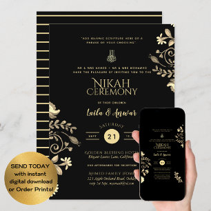 Nikah - Modern Islamic Wedding Invitations