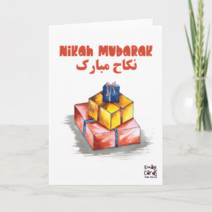 Nikah Mubarak with Sweets Card