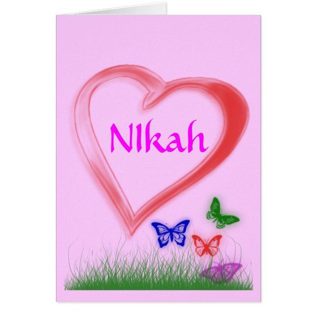 Nikah -  Wedding Celebration (Front)