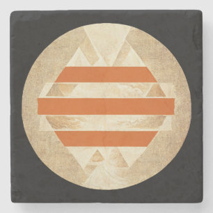 Nikias logo stone coaster