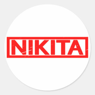 Nikita Stamp Classic Round Sticker