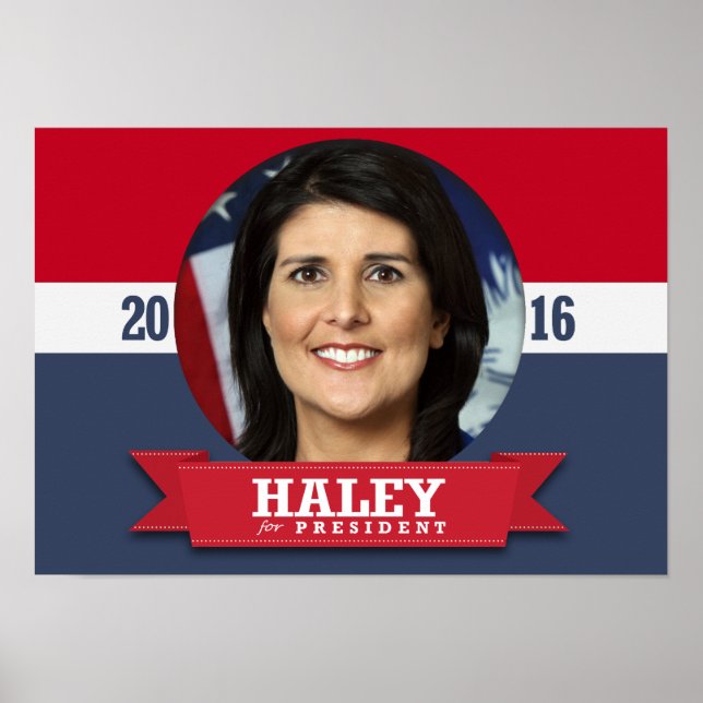 NIKKI HALEY 2016 POSTER (Front)