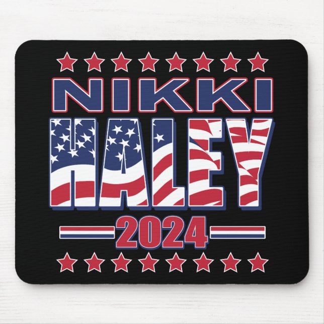 Nikki Haley 2024 Mouse Pad (Front)