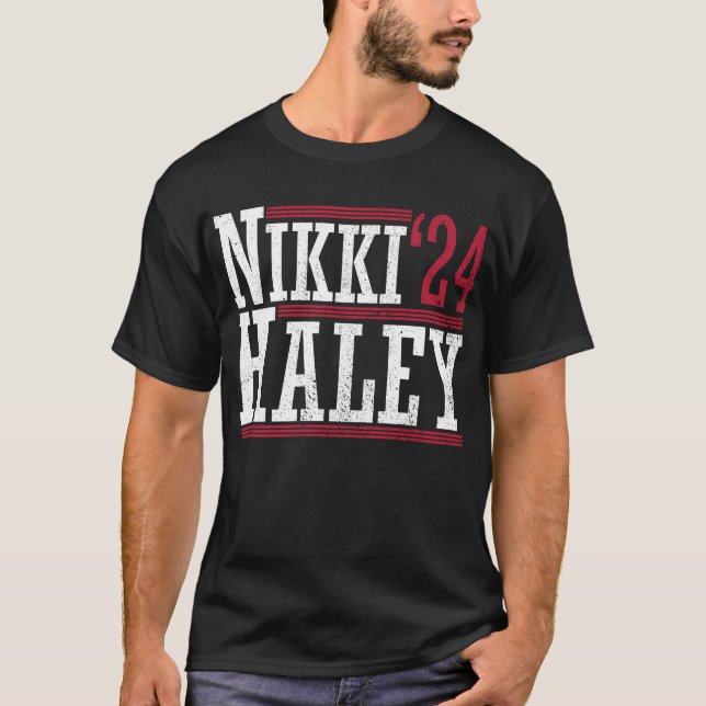 Nikki Haley '24 Haley 2024 Elect President Haley T-Shirt (Front)
