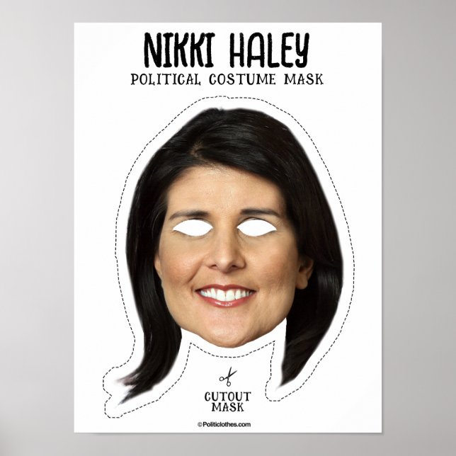 Nikki Haley Costume Mask Poster (Front)