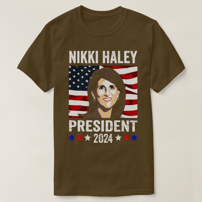 Nikki Haley for Nikki Haley 2024 Campaign T-Shirt (Design Front)