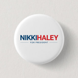 Nikki Haley for President 2024 3 Cm Round Badge