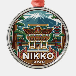 Nikko Toshogu Shrine Japan Metal Ornament