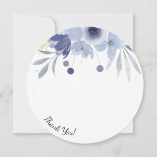 Niko Round Photo Thank You Card