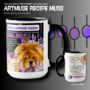 NIKO the Chow Art Muse Recipe  Mug