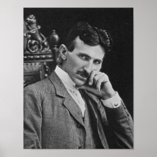Nikola Tesla, 1904 Poster