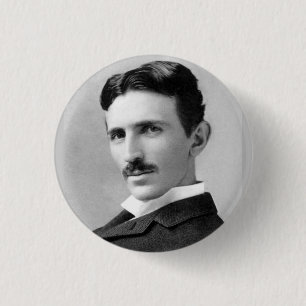 Nikola Tesla 3 Cm Round Badge