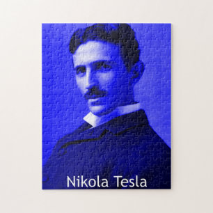 Nikola Tesla Art Puzzle