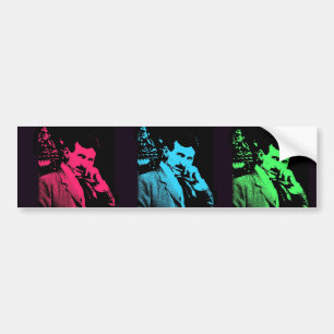 Nikola Tesla Collage Bumper Sticker
